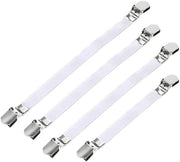 Clip di fissaggio per tavolo in tessuto - 4 pezzi - progettate per un design sottile - per uso su tavoli con striscia di tessuto