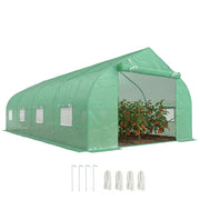 Serra in PVC per giardino ¨C zephmum ¨C verde 6x3x2 m