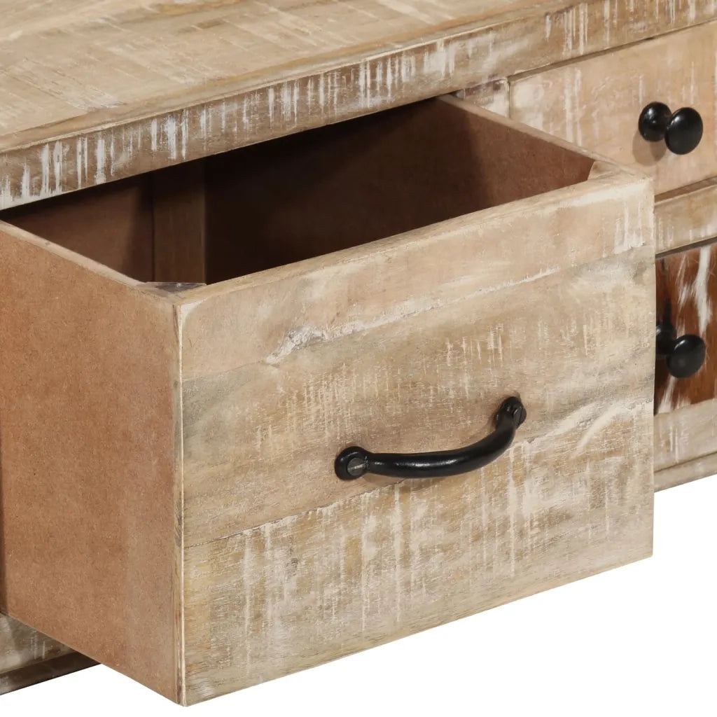 Tavolino da Salotto 90x60x30 cm in Legno Massello di Mango 249863