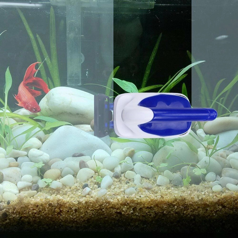 Calamita acquario pulitore tergi vetro 10-16mm magnetico con raschietto DN-12