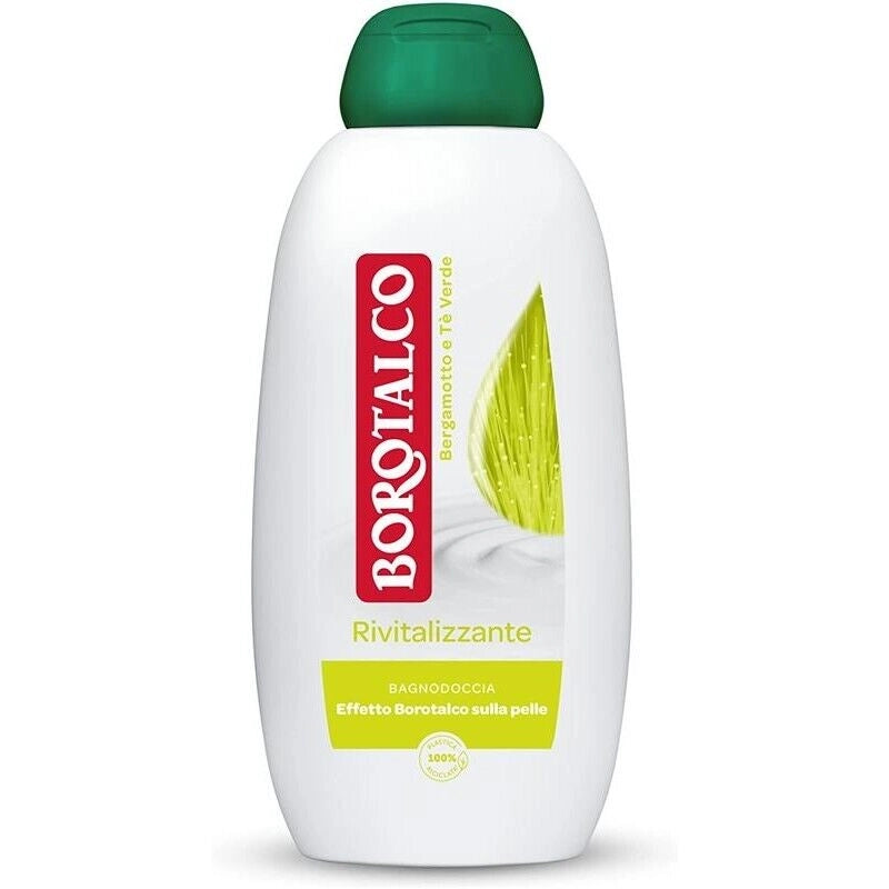 BOROTALCO BAGNODOCCIA RIVITALIZZANTE AL BERGAMOTTO E TÈ VERDE FORMATO DA 600 ML