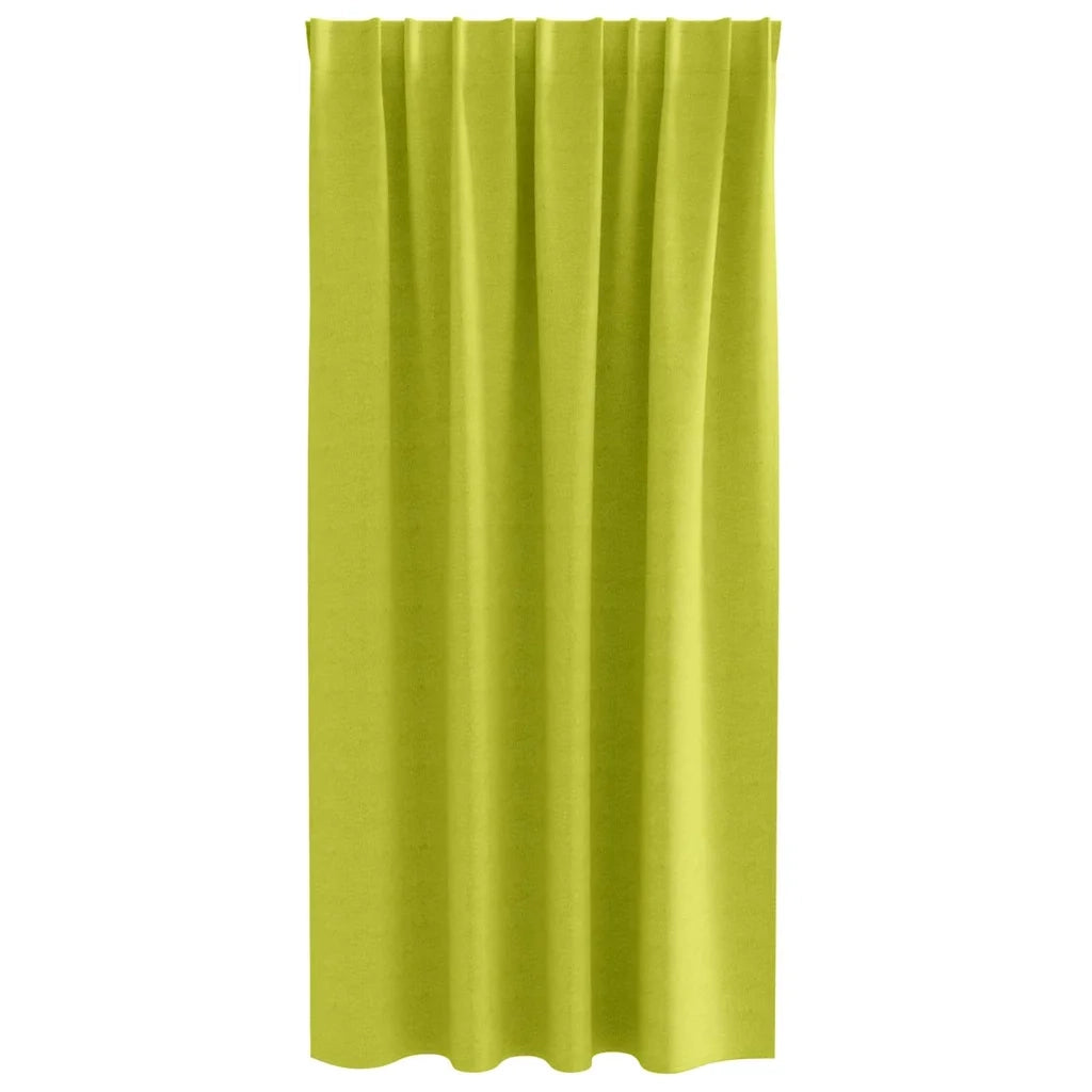 Tende Blackout con Anelli 2 pcs Verde 175 x 140 cm Poliestere 4107499