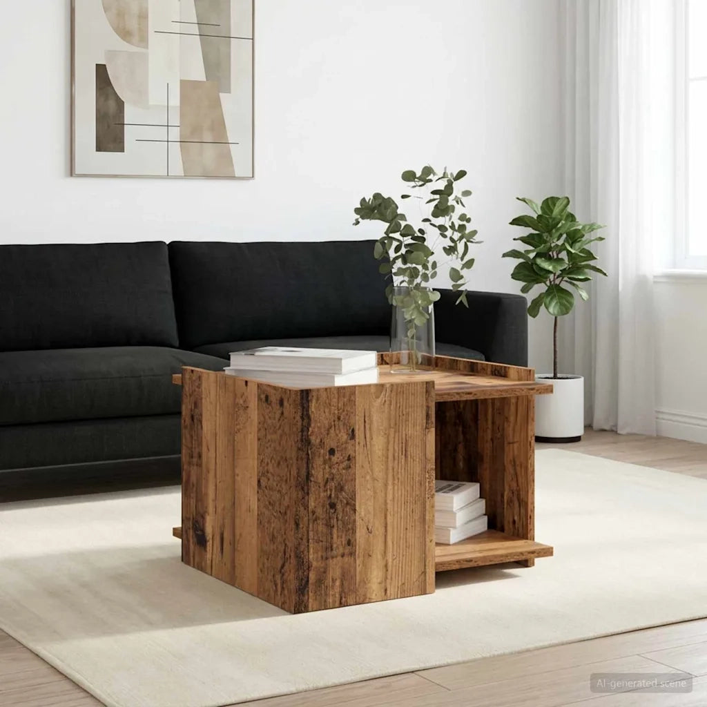 Tavolino da salotto Legno antico 50,5 x 50 x 33 cm