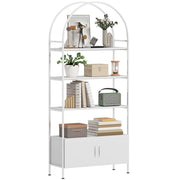 Libreria con ante ¨C zephmum ¨C bianco 80x30x187