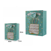 Trade Shop - Set 3 Pz. Buste Busta Da Regalo 30x42x12cm 65911 Varie Fantasie Compleanno Festa -