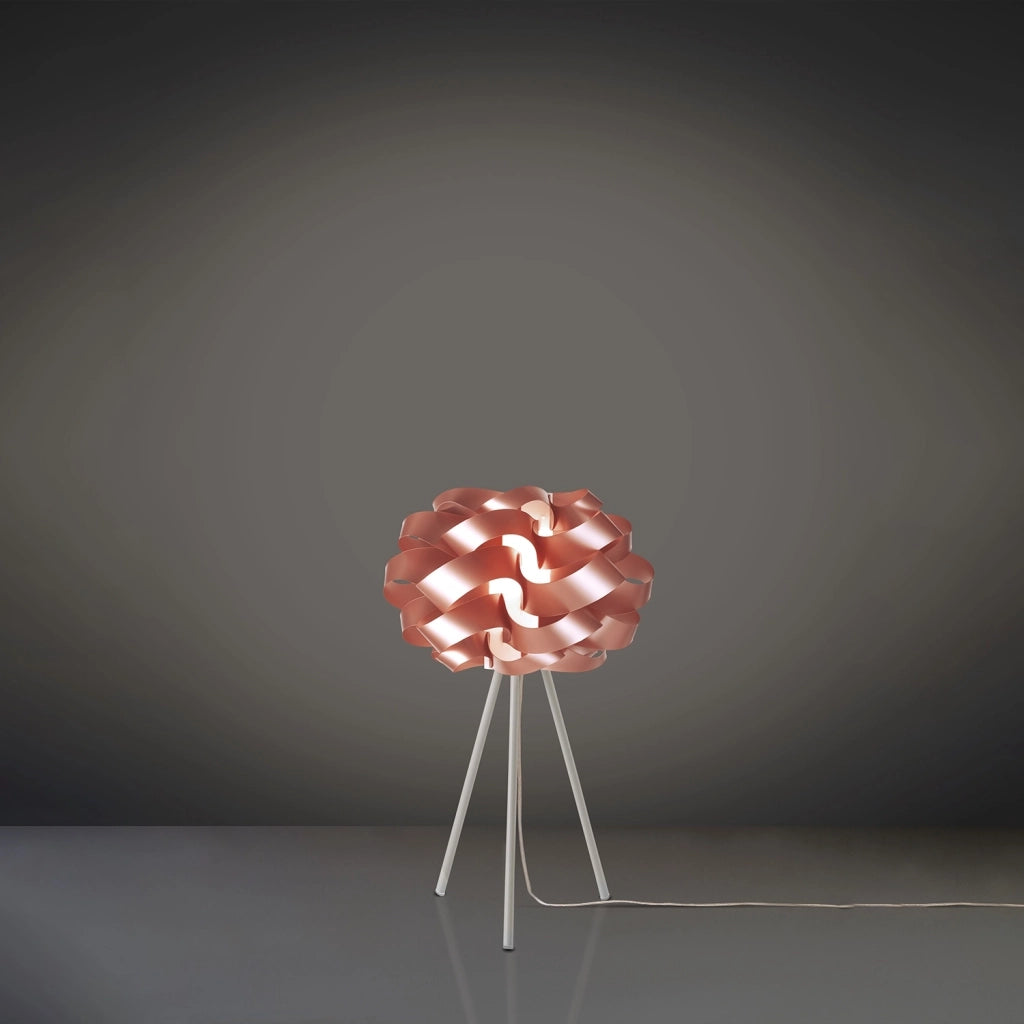 Lampada Da Scrivania-Ufficio Moderna Cloud Polilux ® Rame E Metallo 1 Luce E27