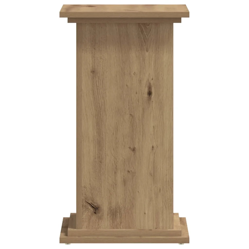Supporto per Piante Rovere Artigianale 33x33x60 cm Truciolato 852968