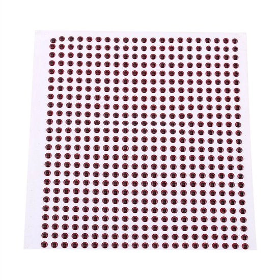 Occhi 3D a 500 pezzi - Dimensioni 3/4/5 mm - Occhi Artificiale - Occhi Realistici - Adesivo Forte alla Base