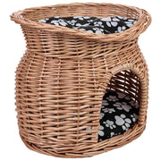 Cuccia in vimini per animali 43x33x33h cm