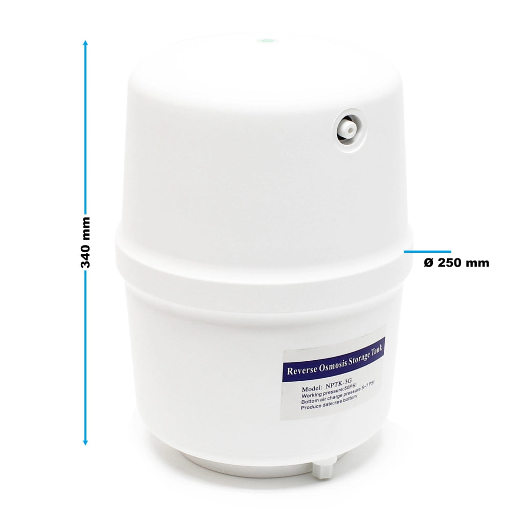Naturewater NW-RO50-NP35 Impianto osmosi inversa, filtrazione 5 stadi con serbatoio, membrana RO 190 l/giorno