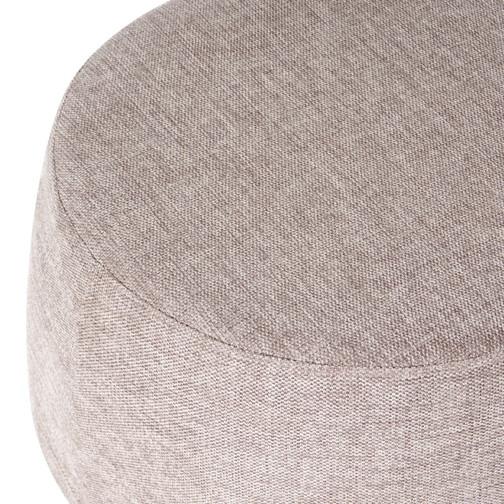 Panca imbottita in tessuto color tortora Pouf da letto Pouf da salotto Pouf da camera da letto
