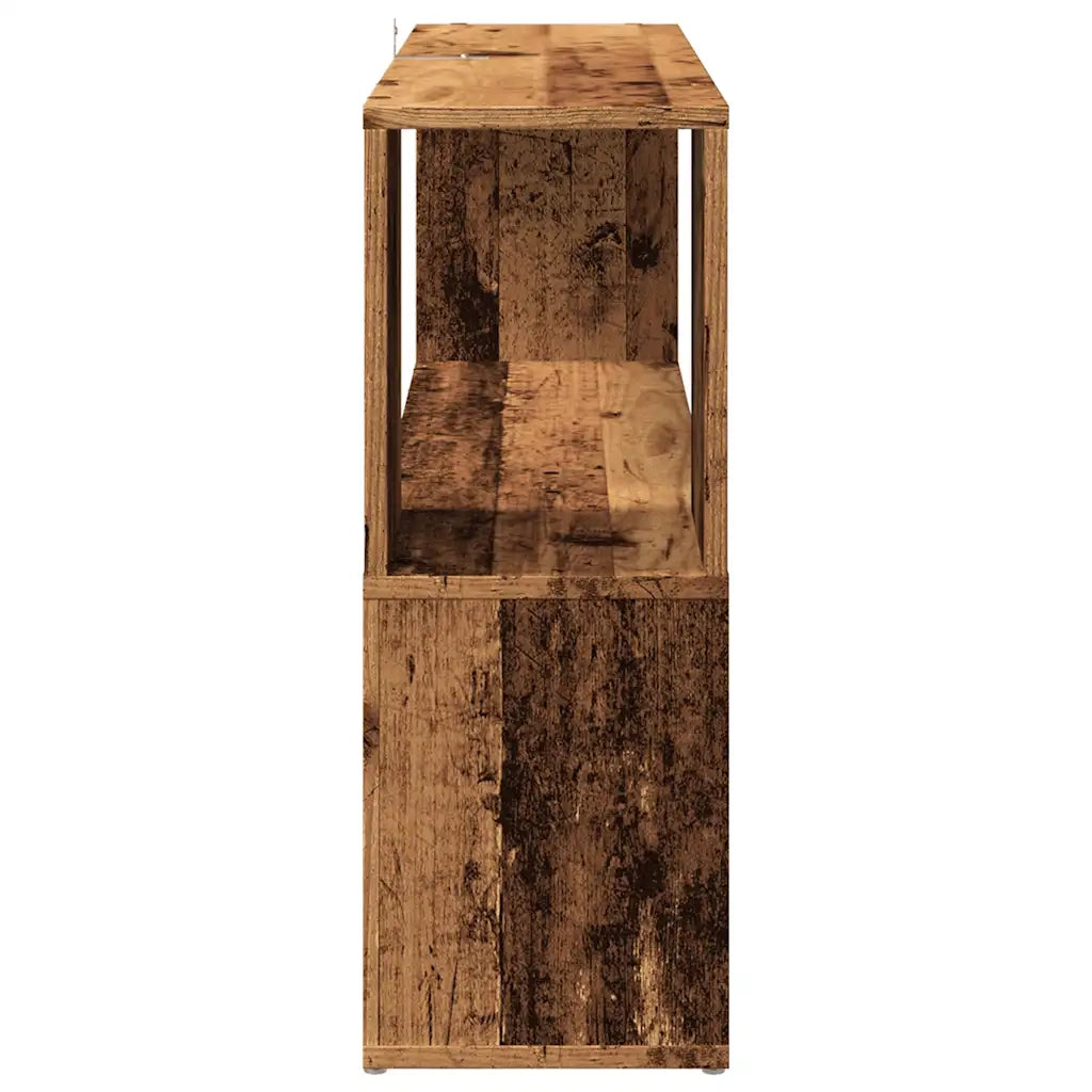 Libreria-Scaffale per Libri-Mobile di Stoccaggio Legno Antico 100x24x63 cm in Truciolato