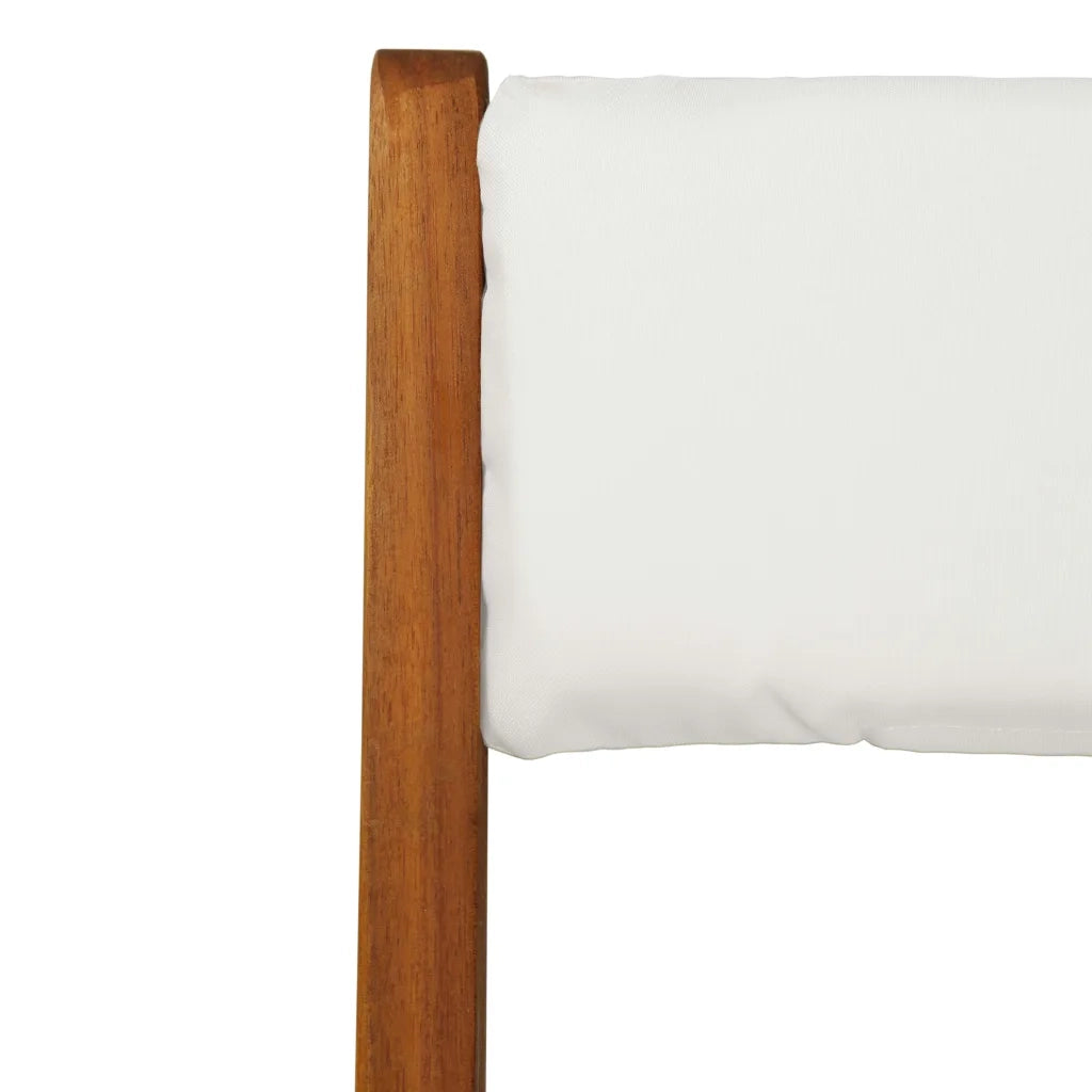 Set da Bistrot 3 pz Pieghevole con Cuscini Massello di Acacia 44014