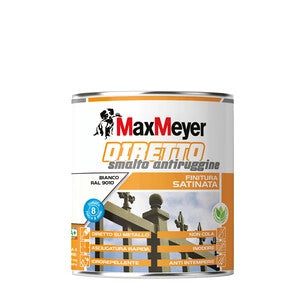 MAX DIRETTO ANTIRUG ACQUA SAT NERO R9005 0,750 L- 4,0 pz