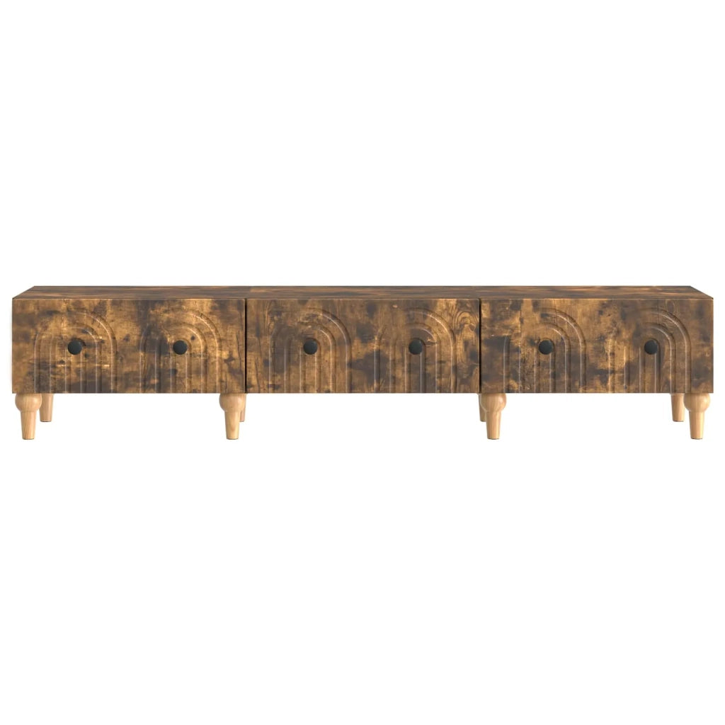 Mobile TV Rovere Fumo 147 x 34,5 x 30 cm Legno ingegnerizzato