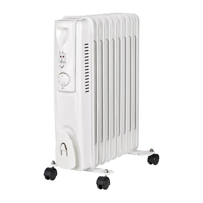 RADIATORE OLIO + TERMOSTATO PINZOLO EFFE  VOLT 230 WATT 2000 ELEMENTI  9 CM 45X13.5 H.CM 57