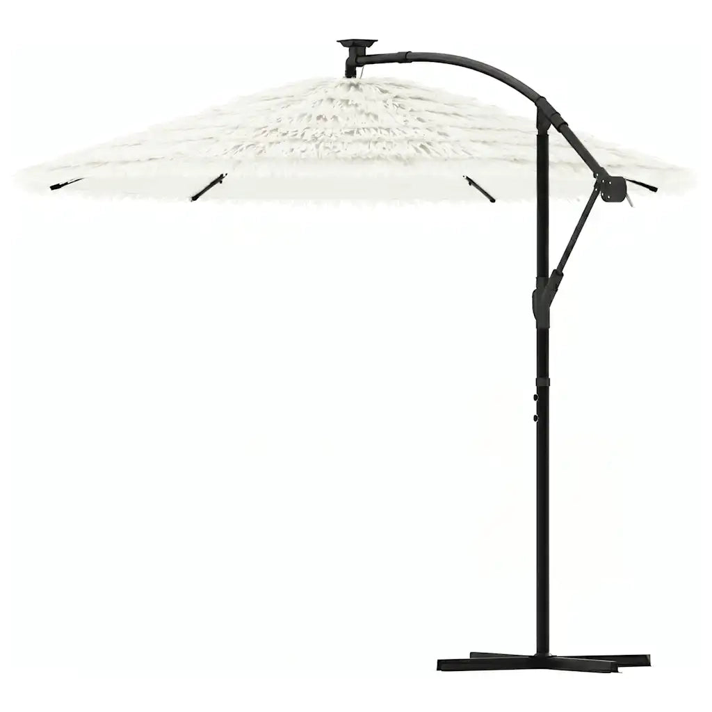 Ombrello | Parasolne Giardino con Palo in Acciaio Bianco 290x290x238 cm