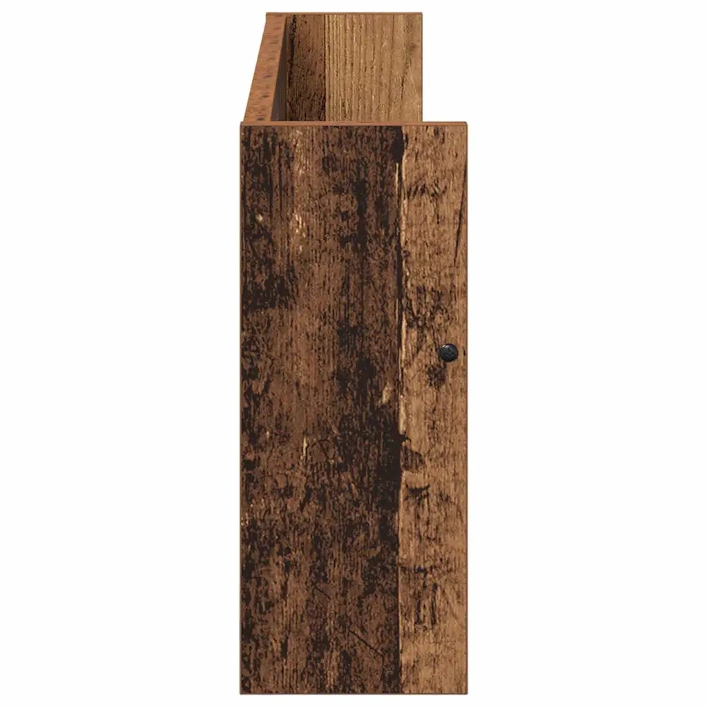 Scaffale per riviste 2 pz Legno vecchio 80 x 12 x 30 cm CFW8681200