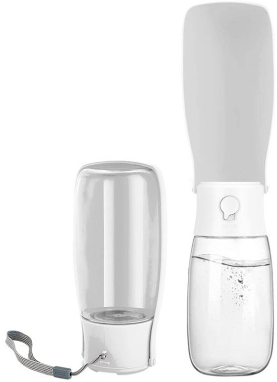 Bottiglia da 550 ml per animali - Fonte da bere per animali pieghevole - Ideale per attività all'aperto - Bottiglia da bere trasportabile per animali - Adatta per viaggi, bottiglia da bere BPA gratuita per gatti, conigli, cuccioli e altri animali