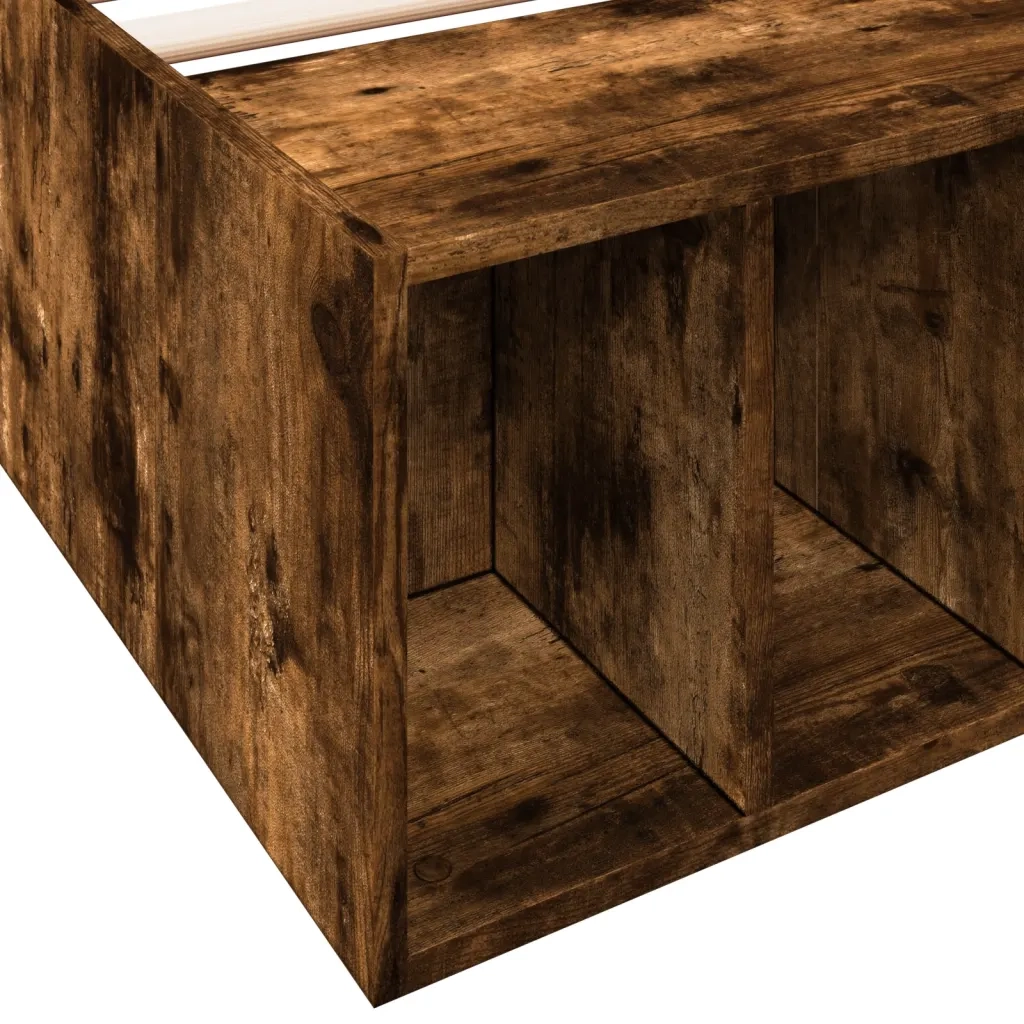 Giroletto-Struttura Letto Rovere Fumo 75x190 cm in Legno Multistrato 225929