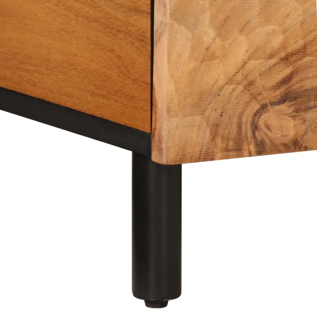 Tavolino 100x54x40 cm in Legno Massello di Acacia 356867