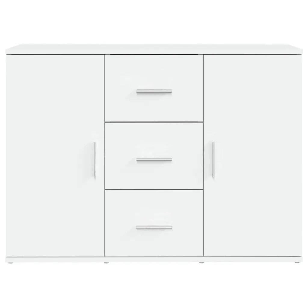 Credenza | Madia | Buffet da pranzo | Armadio da pranzo Bianca 91x29,5x65 cm in Legno Multistrato