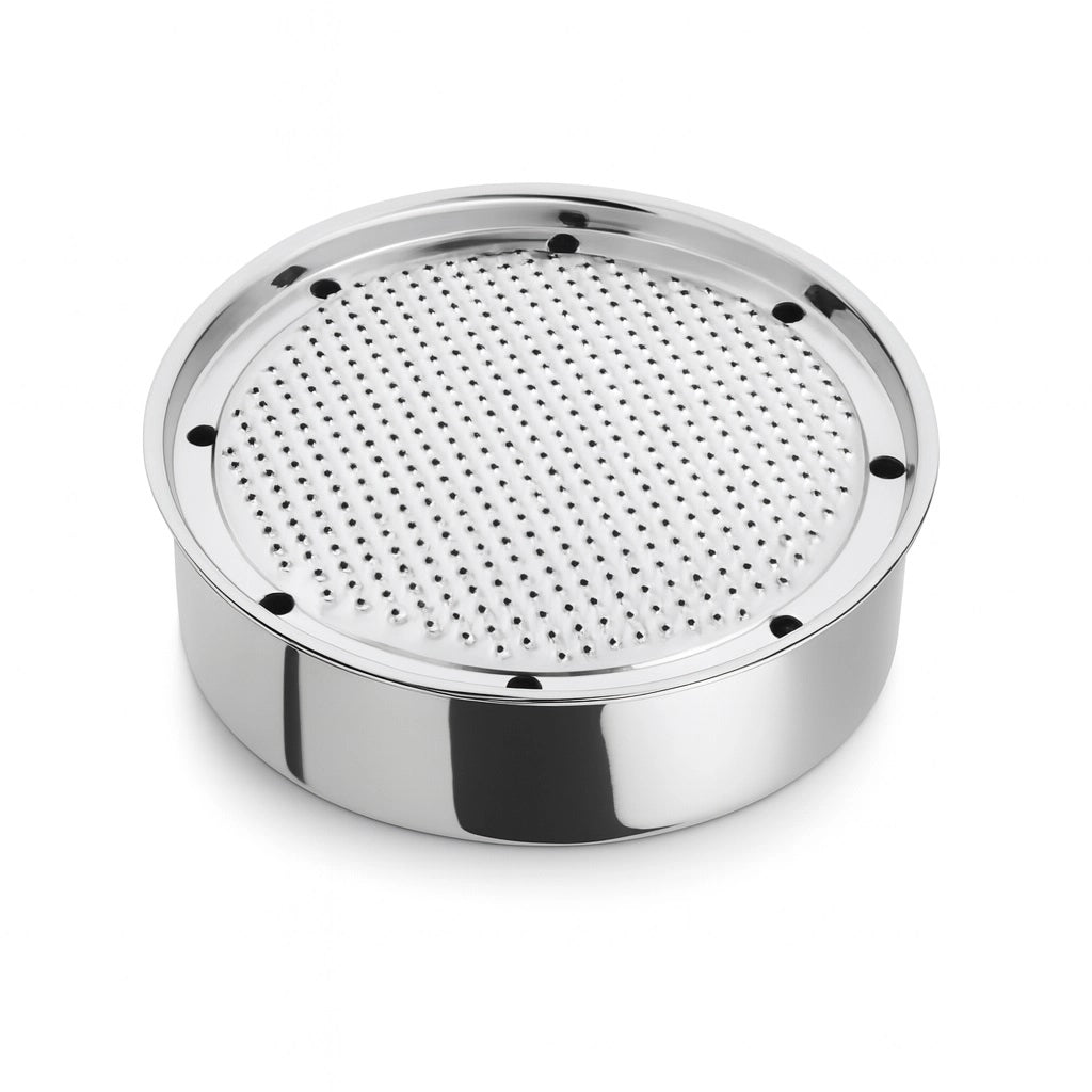 Grattugia Bari Kit 2pz in Acciaio Inox 20cm H 6cm Made in Italy