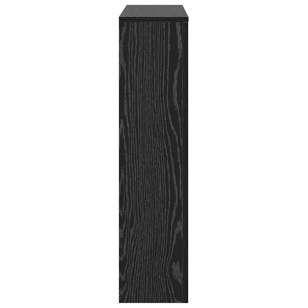 Copertura per radiatori Rovere Nero 104 x 20 x 82 cm 869219