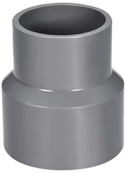 Adattore di riduzione in PVC - 50mm x 63mm - Resistente all'UV - Grigio - Connettore di adattamento - Idoneo per uso acqua - 1 pezzo