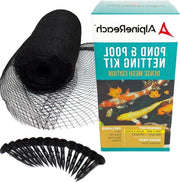 Reticolo per laghetto per pesci koi 45m x 45m - Rete pesante per copertura laghetto contro foglie - Protezione per pesci koi dagli uccelli gatti predatori - Rete con protezione UV - Riciclabile