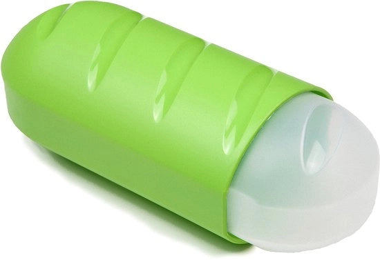 Lunchbox Sandwich Espandibile, BPA Libero, Riciclabile, Resistentente al Lavastoviglie e al Microonde, Resistente al Congelamento fino a -40º, 1 pezzo, Resistente alle Macchie di Calcio. Dimensioni: 7,7 x 6,7 x 18 - 25 cm