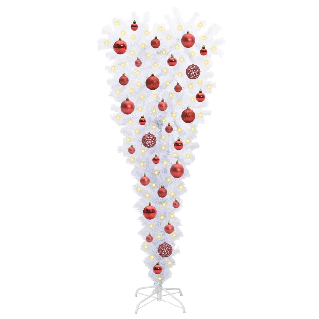 Albero di Natale artificiale Bianco 120 cm PVC e Acciaio 3426688
