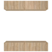 Mobili TV 4 pz | Armadietto TV | Mobile Porta TV Rovere Sonoma 80x30x30 cm in Legno Multistrato
