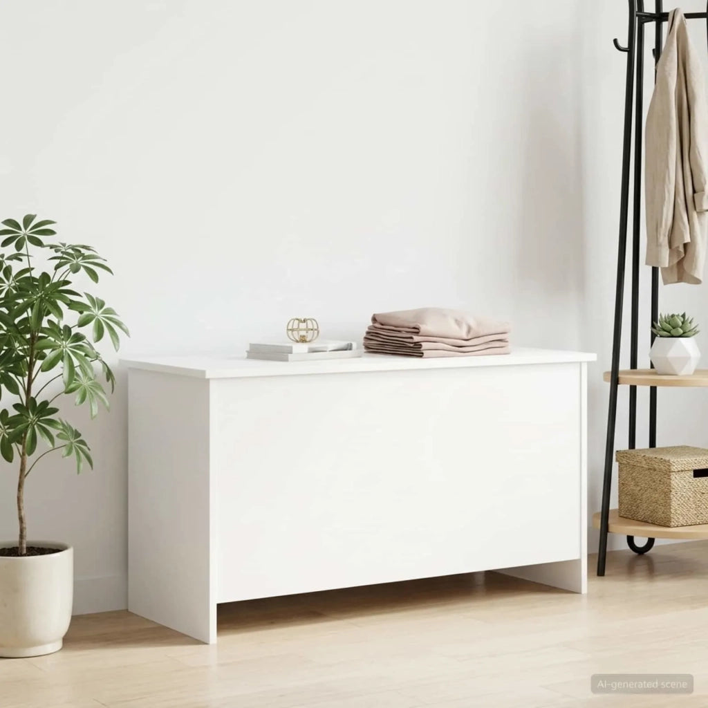 Cassa di stoccaggio con archiviazione Bianco 100 x 40 x 50 cm 8011267