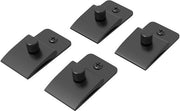 Quattro clip per tappeto da parete, clip metalliche con viti, per appendere tappeti. Facili da installare e adatte per appendere a soffitti e tappeti da parete.