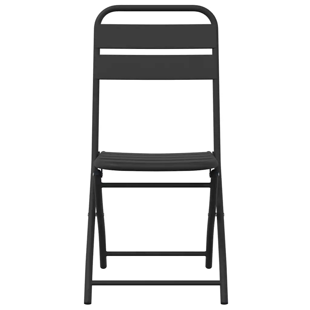 Sedia Pieghevole da Giardino 2 pz | Sedie da Esterno Antracite 42 x 52 x 82cm