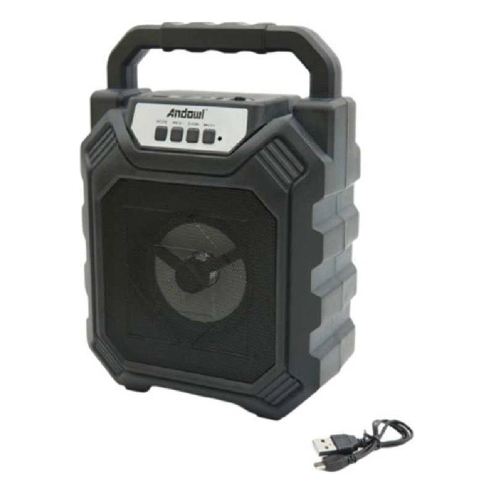 Trade Shop - Altoparlante Bluetooth Cassa Portatile Q-l688 Radio Fm Usb Sd Aux Mp3 Speaker -
