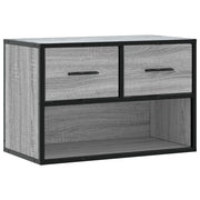 Mobile TV | Armadietto TV | Mobile Porta TV Grigio Sonoma 60x31x39,5cm in Truciolato e Metallo