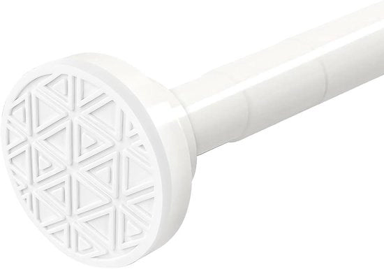 Maniglia per doccia regolabile - Antiscivolo e inox - 85-140 cm - Bianco - Acciaio inossidabile 304