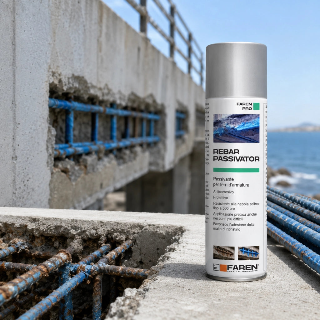 Faren rebar passivator protettivo per la protezione dei ferri d’armatura 500 ml