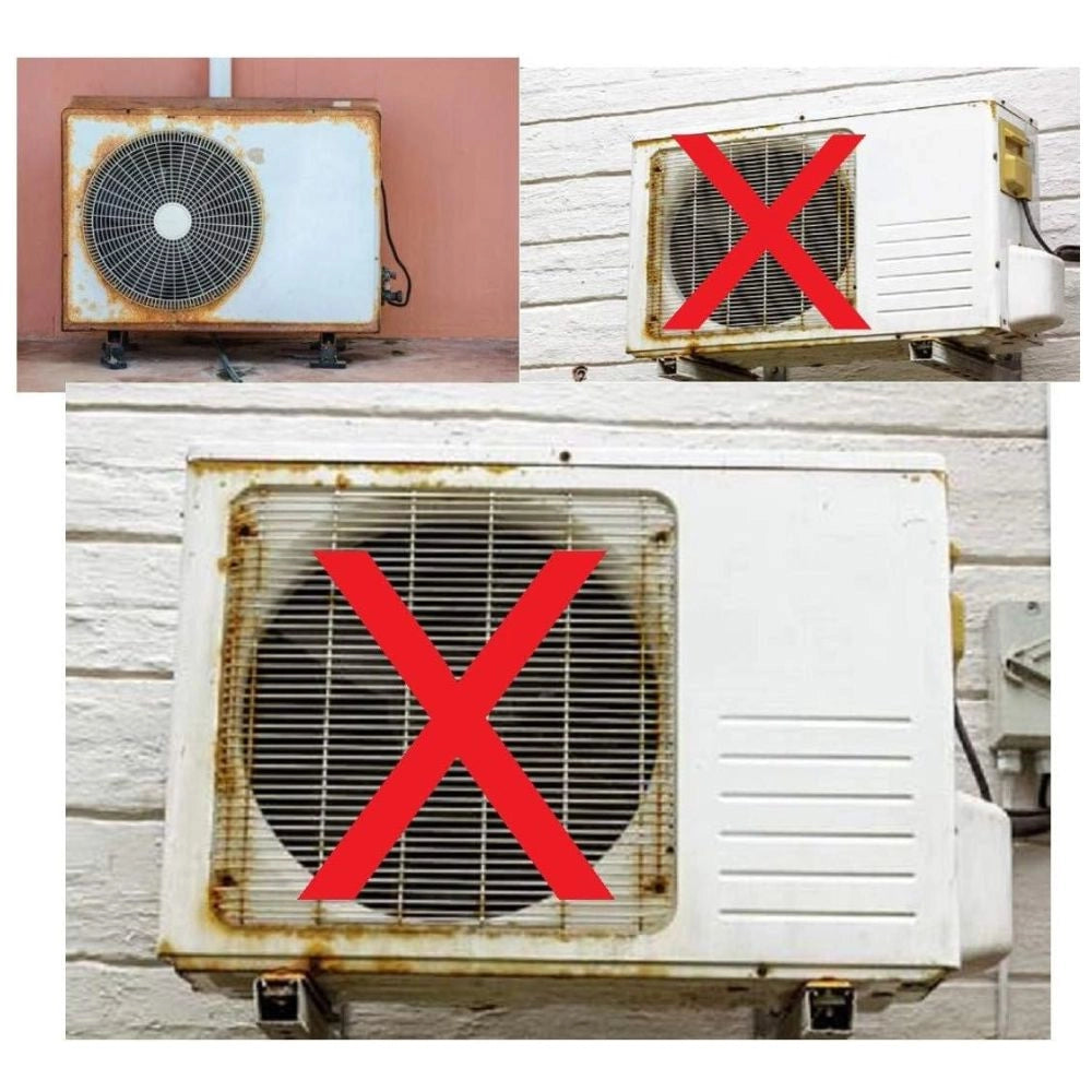 Telo protezione condizionatore copertina unità esterna climatizzatore universale *** dimensioni 840x640x340 cm, conf...