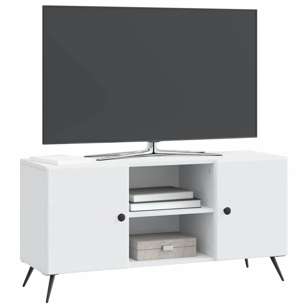 Mobile TV Bianco 102 x 34,5 x 50 cm Legno ingegnerizzato 895615