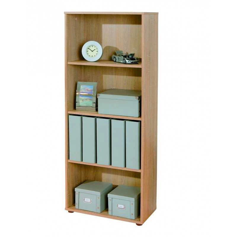 Libreria Inter Link 4 livelli laminato finitura rovere