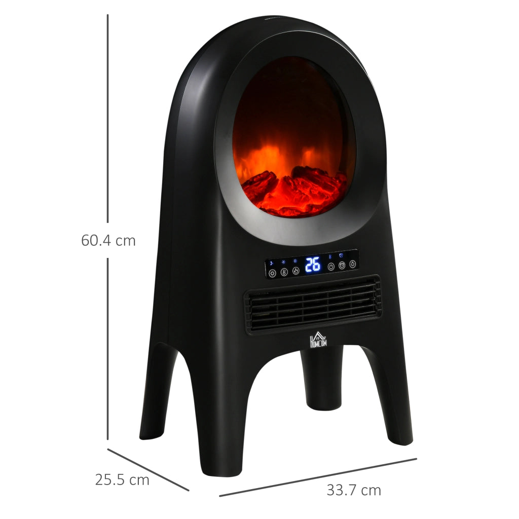 Termoventilatore 3 Modalit¨¤ ¨C zephmum ¨C Nero 33.7x25.5x60.4 cm