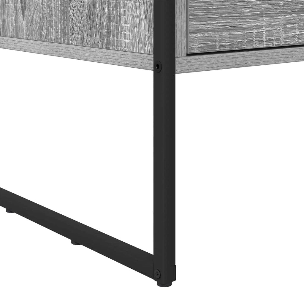 Tavolino da salotto con cassetto Grigio Sonoma 100 x 46 x 40 cm 886447