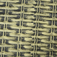 Set 2 Tavolini da Giardino in Metallo con Ceste Nero e Bronzo