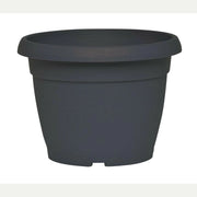 VASO ANTRACITE SIMILCOTTO SPAZZOLATO D40 IN PLASTICA