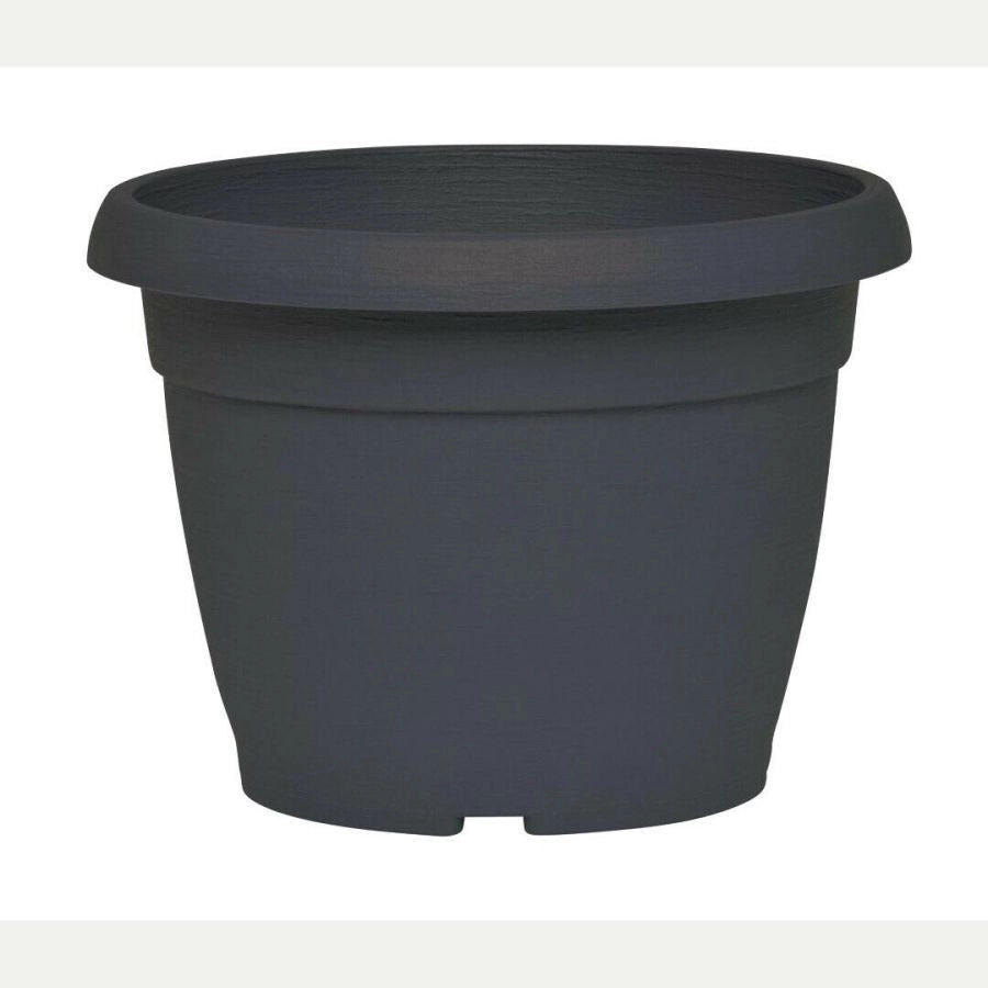 VASO ANTRACITE SIMILCOTTO SPAZZOLATO D40 IN PLASTICA