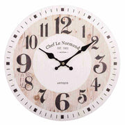 Orologio da parete in legno marrone d34x2h