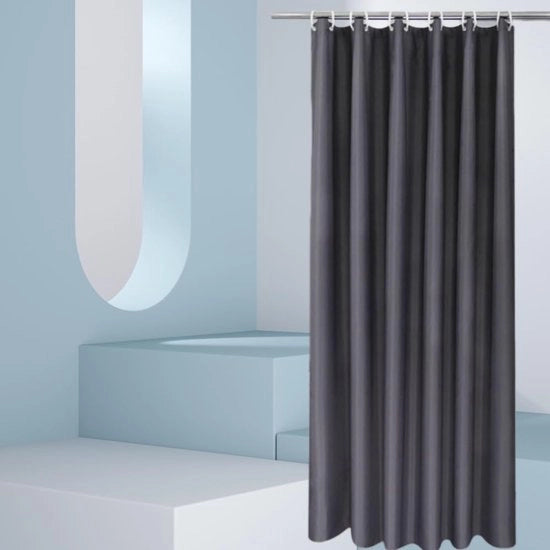 Doccia per bagno - impermeabile e antimuffa - 1 pezzo - bianco - tessuto - 180 x 200 cm